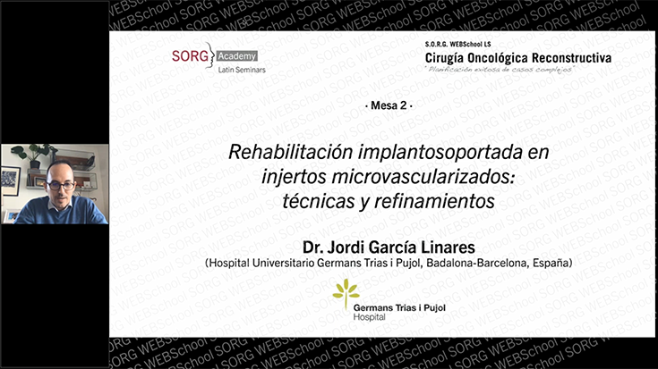 Webinar Recording | Cirugía oncológica reconstructiva 'Planificación exitosa de casos complejos' | Jordi García Linares