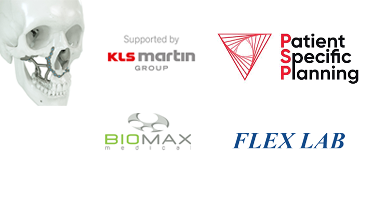 supported by KLS Martin, Patient Specific Planning, BIOMAX, and FLEXLAB